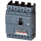 SIEMENS - Interruttore automatico 3VA6 UL Frame 400, classe del potere di interruzione M, 35 kA con 480 V a 4 poli
