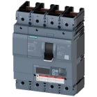 SIEMENS - Interruttore automatico 3VA6 UL Frame 400, classe del potere di interruzione C, 100 kA con 480 V a 4 poli