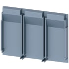 SIEMENS - Piastra disolamento allungata, a 3 poli, 1 pezzo, accessorio per: 3VA1 100/160