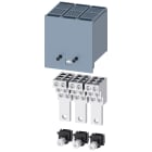 SIEMENS - Morsetto di collegamento per conduttore tondo, 6 cavi, 3 pezzi, accessorio per: 3VA1 100/160