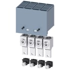 SIEMENS - Morsetto di collegamento per conduttore tondo, grande, 4 pezzi, accessorio per: 3VA1 100/160