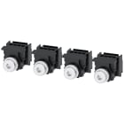 SIEMENS - Attacchi piatti posteriori a vite, 4 pezzi, accessori per: 3VA1 100/160