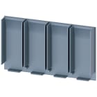 SIEMENS - Piastra di isolamento allungata, a 4 poli, 1 pezzo, accessori per: 3VA4/5 125