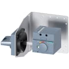 SIEMENS - Comando rotativo laterale standard IEC IP65 con angolare di montaggio, kit di illuminazione DC 24 V
