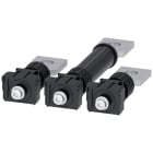 SIEMENS - Attacchi piatti posteriori, 3 pezzi, accessori per: 3VA1 250