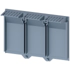 SIEMENS - Piastra disolamento allungata, a 3 poli, 1 pezzo, accessorio per: 3VA2 100/160/250