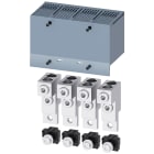 SIEMENS - Morsetto di collegamento per conduttore tondo, 2 cavi, 4 pezzi, accessorio per: 3VA2 100/160/250