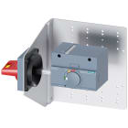 SIEMENS - Comando rotativo laterale OFF di emergenza IEC IP65 con angolare di montaggio, accessorio per: 3VA1 250