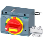 SIEMENS - Comando rotativo frontale OFF di emergenza con interblocco porta IEC IP30/40, kit di illuminazione DC 24 V