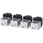 SIEMENS - Morsetto per conduttori tondi, 4 pezzi, per 3VA5/6 400/600