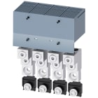 SIEMENS - Morsetto di collegamento per conduttore tondo, 2 cavi, 4 pezzi, accessorio per: 3VA1 400/630 3VA2 400/630