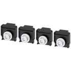 SIEMENS - Attacchi piatti posteriori a vite, 4 pezzi, accessori per: 3VA1 400/630 3VA2 400/630