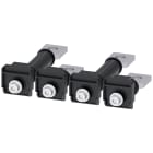 SIEMENS - Attacchi piatti posteriori, 4 pezzi, accessori per: 3VA1 400/630 3VA2 400/630