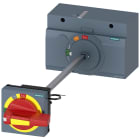 SIEMENS - Comando rotativo bloccoporta OFF di emergenza IEC IP65 con bloccoporta per 3VA5/6 400/600