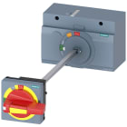 SIEMENS - Comando rotativo bloccoporta OFF di emergenza IEC IP65 con interblocco porta, accessorio per: 3VA1