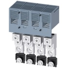 SIEMENS - Morsetto per conduttori tondi Cu, 2 cavi, 4 pezzi, per 3VA5/6 400/600