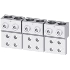 SIEMENS - Morsetto di collegamento per conduttore tondo per 2 cavi; 3 pezzi, accessorio per: unità rimovibile