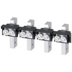 SIEMENS - Attacchi piatti posteriori 4 pz., attacchi verticali