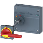 SIEMENS - Comando rotativo bloccoporta OFF di emergenza IEC IP65 con bloccoporta per 3VA55/65/66