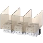 SIEMENS - Morsetto di collegamento per conduttore tondo TC6.2 4x 1/0 - 500 kcmil Cu, per 4 cavi, 3 pezzi