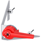 SIEMENS - Maniglia aggiuntiva per comando rotativo bloccoporta, OFF DI EMERGENZA per 3VA57/58/59; 3VA67/68/69