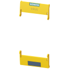 SIEMENS - sportellino di chiusura 45,0 mm, per apparecchi SIRIUS con custodia industriale per montaggio su guida profilata in giallo , senza iscrizione