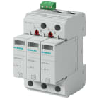 SIEMENS - Scaricatore di sovratensione, tipo 2 moduli di protezione inseribili, UC AC 750 V, a 3 poli
