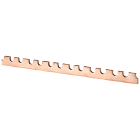 SIEMENS - Sbarra collettrice, con punzonature, dimensione modulare 27 mm per basi NEOZED D02