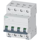SIEMENS - Interruttore magnetotermico 400 V 10 kA, a 4 poli, C, 4 A
