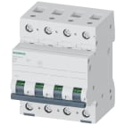 SIEMENS - Interruttore magnetotermico 400 V 10 kA, a 4 poli, D, 4 A