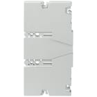 SIEMENS - Piastra terminale per calotta coprimorsetti innestabile a scatto su guida DIN