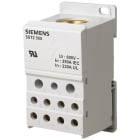 SIEMENS - Blocco distributore a 1 polo, 250A, 690V ingresso 1x 35-120mm² uscita 2x2,5-25+5x 2,5-16+4x 2,5-10mm²
