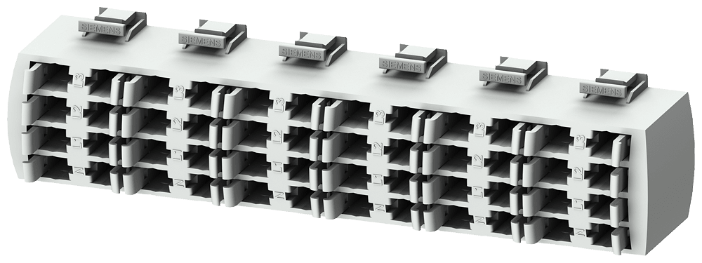 SIEMENS - Sbarra collettrice, a 4 fasi, modulo 12