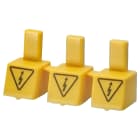 SIEMENS - Protezione contro i contatti accidentali, giallo, per attacchi liberi per sbarre di collegamento a punte secondo UL 489