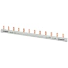 SIEMENS - Sbarra di collegamento a punte 10mm², monofase, 12x 1 fase, 216mm sezionabile