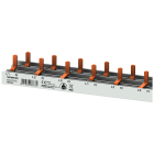 SIEMENS - Sbarra di collegamento a punte 10mm², quadrifase, 40x (1 fase+N+AUX), 1055mm sezionabile