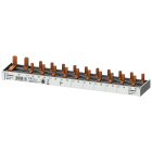 SIEMENS - Sbarra di collegamento a punte 10mm², bifase, 1x (1 fase+N) + 10x (1 fase+N), 215mm sezionabile