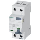 SIEMENS - Interruttore differenziale, a 2 poli, tipo A, con breve ritardo, In: 25 A, 30 mA