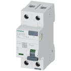 SIEMENS - Interruttore differenziale, a 2 poli, tipo A, In: 63 A, 30 mA, Un AC: 230 V, SIGRES