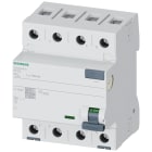 SIEMENS - Interruttore differenziale, a 4 poli, tipo A, In: 63 A, 100 mA, Un AC: 400 V