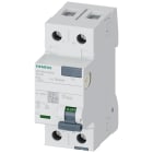 SIEMENS - Interruttore differenziale, a 2 poli, tipo A, con breve ritardo, In: 25 A, 300 mA