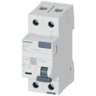 SIEMENS - Interruttore differenziale, a 2 poli, tipo A, selettivo, In: 63 A, 300 mA, Un AC: 230 V 5SV36168