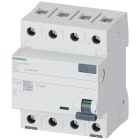 SIEMENS - Interruttore differenziale, a 4 poli, tipo A, In: 25 A, 300 mA, Un AC: 400 V, SIGRES
