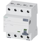 SIEMENS - Interruttore differenziale, a 4 poli, tipo AC, In: 63 A, 300 mA, Un AC: 400 V