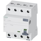 SIEMENS - Interruttore differenziale, a 4 poli, tipo AC, In: 25 A, 500 mA, Un AC: 400 V