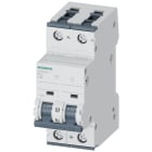 SIEMENS - Interruttore magnetotermico 400 V 6 kA, a 2 poli, C, 16 A, P=70 mm