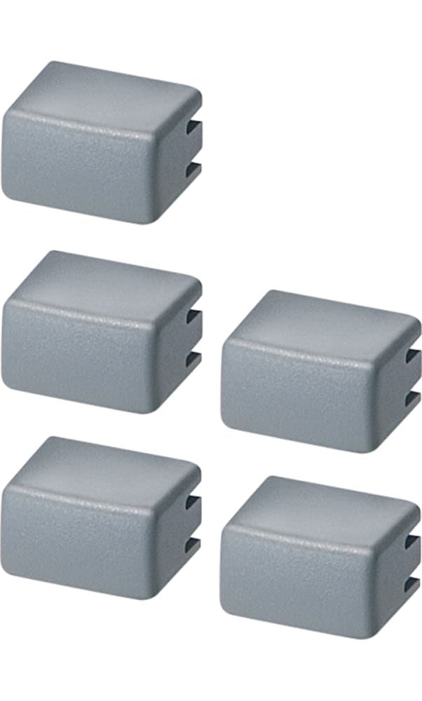 SIEMENS - Set di cappucci per pulsanti 5TE48 con risp. 5x grigi/opachi