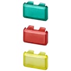 SIEMENS - Set di cappucci per pulsanti 5TE48 e indicatori luminosi 5TE59, set con risp. 1x rosso+giallo+verde