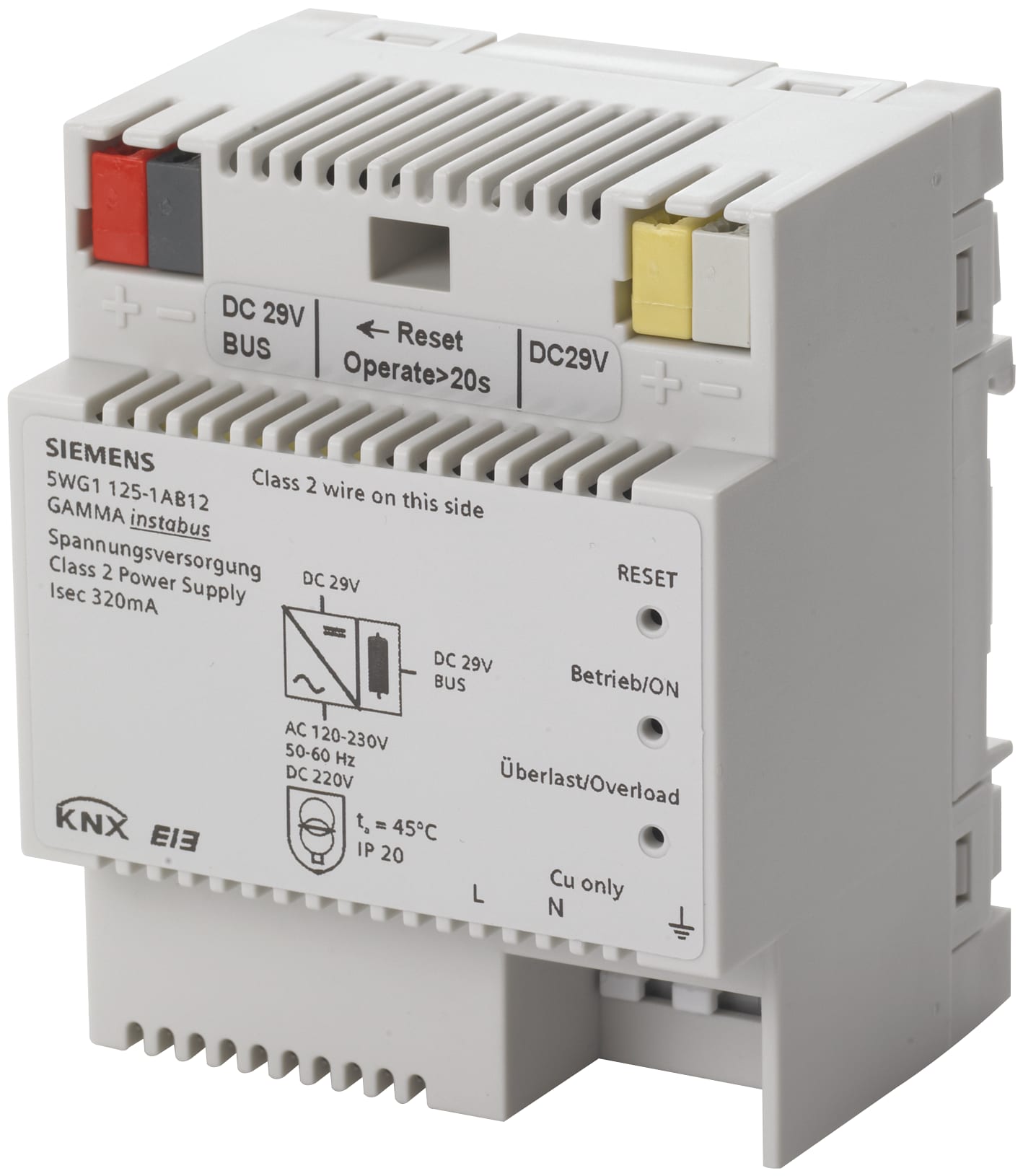 SIEMENS - Alimentatore bus KNX N 125/12 320mA