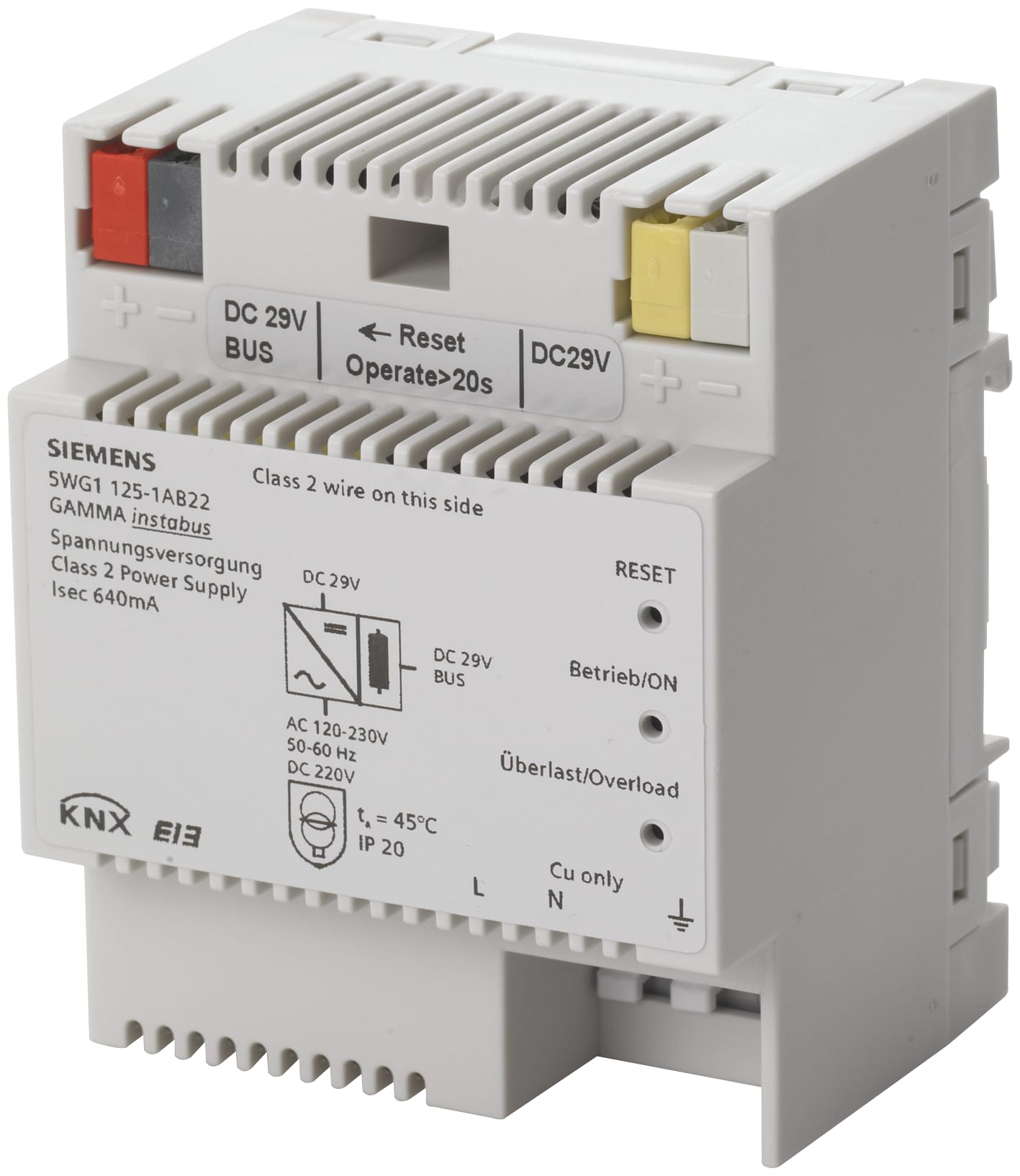 SIEMENS - Alimentatore bus KNX N 125/22 640mA